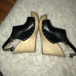 Sam Edelman Camilla Black Leather Heels